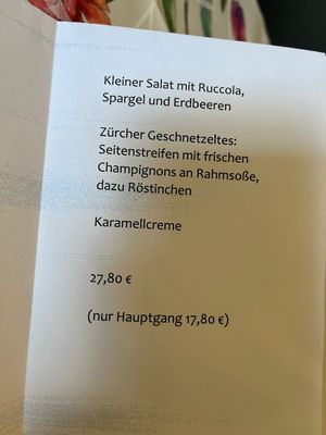 Easter menu   at Gajas Welt in Kaisersbach-ebni