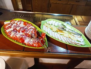 Silvesterbuffet Vorspeisen 3 at Gajas Welt in Kaisersbach-ebni