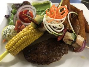 Grillteller at Gajas Welt in Kaisersbach-ebni