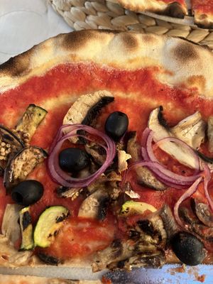 La “pizza"  at il Bistrot di Castiglioncello in Castiglioncello