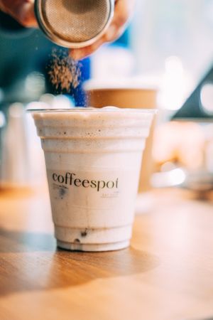  at Coffee Spot  in Cardiff