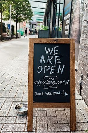  at Coffee Spot  in Cardiff