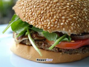 Burguer de Soja X Balarama at Shanti Burguer in Sao Paulo