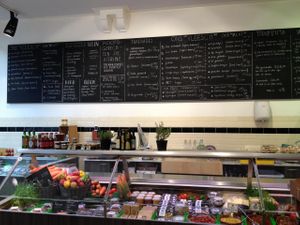 De Vegetarische Slager Counter at De Vegetarische Traiteur in Amsterdam