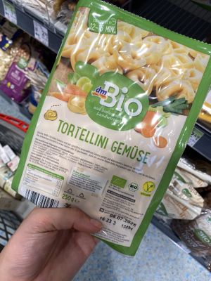 Vegan tortellini  at DM Drogerie Markt in Tolmin