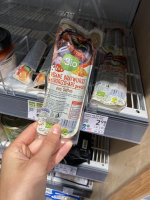 Vegan chorizo worstjes  at DM Drogerie Markt in Tolmin