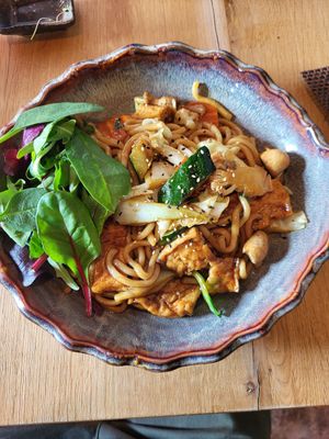 Udon with Tofu at H-Fresh Restaurant Ronnenberg in Ronnenberg