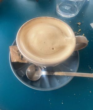 Soy cappuccino  at Il Gattaccio in Rosolina Mare