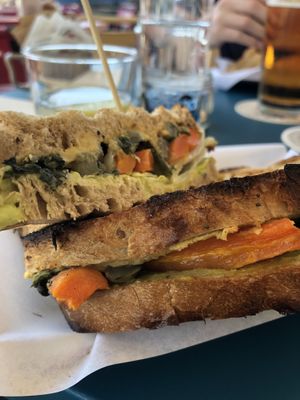 Vegan toast  at Il Gattaccio in Rosolina Mare