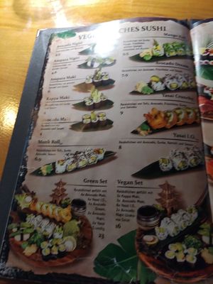 Veganes Sushi Set at Die Laterne in Pirna
