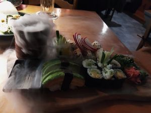 Veganes Sushi Set at Die Laterne in Pirna
