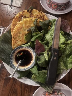 Vegan version of crepes   at Gabriella's Vietnam  in Philadelphia