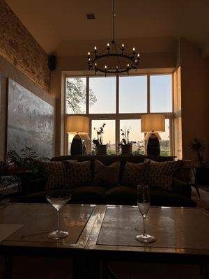 Lovely interior  at The Restaurant At Newhall Mains in Dingwall