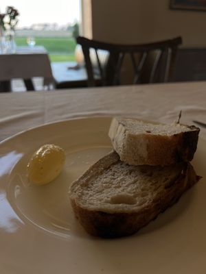 Bread w vegan spread   at The Restaurant At Newhall Mains in Dingwall