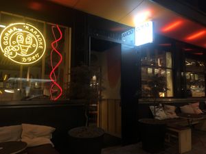 Seen from outside   at GOMA Gastropub in Stockholm