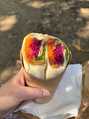 fresh salad wrap at Delaire Aymeric in Besancon
