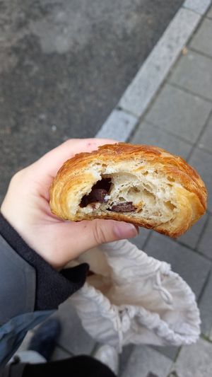 pain au chocolat (i think it was 1,50€) at Delaire Aymeric in Besancon