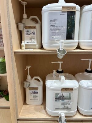 Bulk detergent at mise en Plants in Taipei