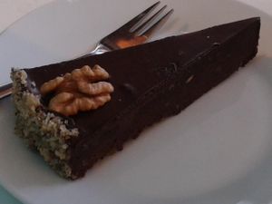 Delicious chocolate cake at Goodies Berlin - Friedrichshain in Berlin