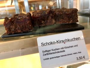 chocolate cherry cake at Goodies Berlin - Friedrichshain in Berlin