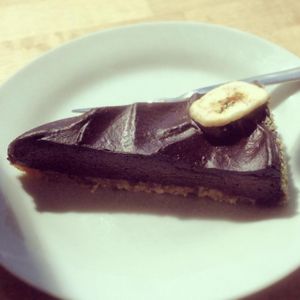 Chocolate banana cheesecake  at Goodies Berlin - Friedrichshain in Berlin