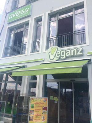 The vegan complex from the outside  at Goodies Berlin - Friedrichshain in Berlin