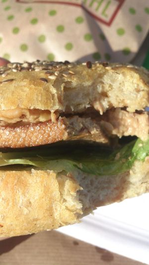 Tofu burger at Goodies Berlin - Friedrichshain in Berlin