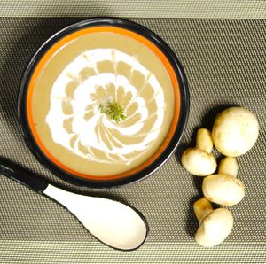 Delicious creamy Mushroom soup  at The Gratitude Kitchen - Cloud Kitchen in Mumbai