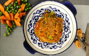 Masala pav made with spiced veggies, a street style speciality at The Gratitude Kitchen - Cloud Kitchen in Mumbai