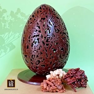 Huevo de chocolate FILIGRANA con sorpresa. at LORIS CHOCOLATES in Valencia