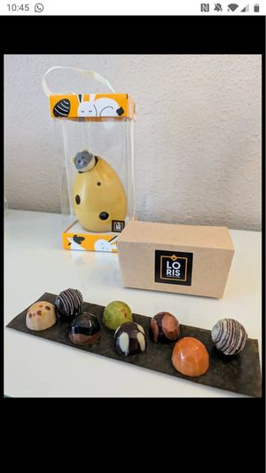 What we bought at LORIS CHOCOLATES in Valencia