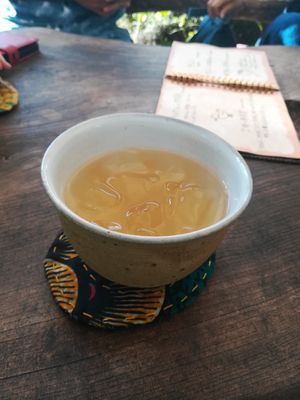 Kuromoji Tea, iced at Kamochaya - カモチャヤ/賀茂茶屋 in Shizuoka