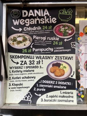 Menu, pt 1 at Wege Polka in Warsaw