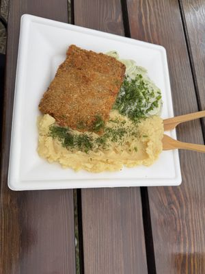 Schabowy (schnitzel)  at Wege Polka in Warsaw