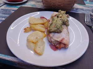 Burrito vegano at Mesón de la Tortilla in Pamplona