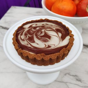 Chocolate Coconut Gingerbread Tart *Vegan/GF at The Edible Journey in Port Stanley