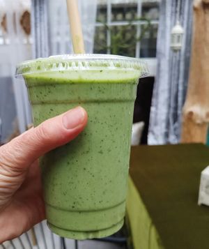 Matcha Mintshake *Vegan/GF (lots of healthy vegan Smoothies and Iced Frappes to choose from)! at The Edible Journey in Port Stanley