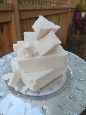 Vegan Coconut Feta Cheese (also GF) at The Edible Journey in Port Stanley