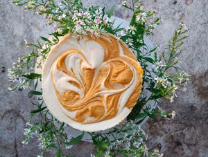 Pumpkin Maple Cheesecake *Vegan/GF at The Edible Journey in Port Stanley