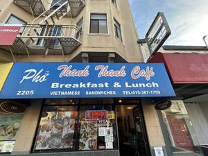   at Thanh Thanh Cafe in San Francisco