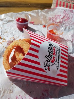 ⚠️not sure if onion rings are vegan ⚠️ at Portillo's in Queen Creek