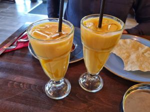 Vegan Mango Lassi at Namaste Village - Oxford in Oxford