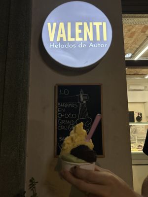 Menu  at VALENTI in Vilanova I La Geltru