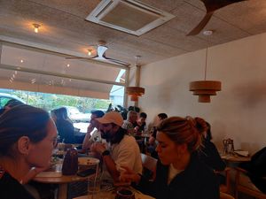 Sitting at Dip Honest Food - Annecy  in Annecy