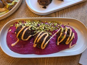 Falafel Pink Houmous at Dip Honest Food - Annecy  in Annecy