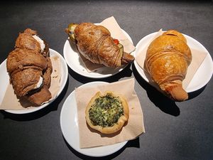 Quiche, Cornetti at Cortese in Florence