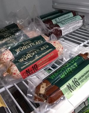 Sausages from Herbasch at Valere Vita in Aachen