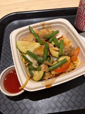 vegan teriyaki chicken   at Wok To Go  in Amsterdam