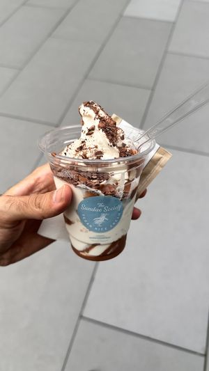 Vegan ice creamm  at The Sundae Society in Istanbul