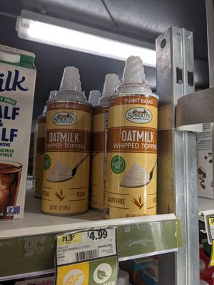 House brand oatmilk whipped cream at Sprouts Farmers Market - Indian School in Phoenix